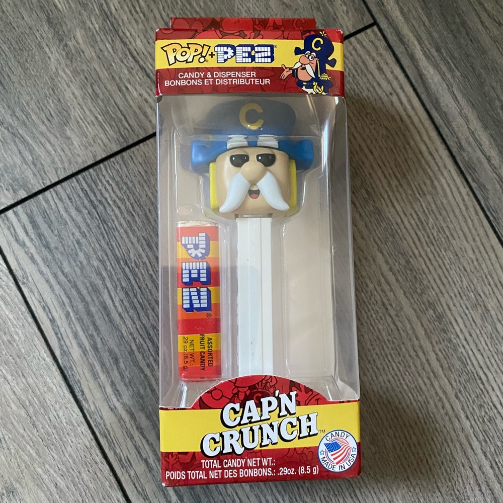NEW Funko Pop Pez Dispenser CAP'N CRUNCH WHITE STEM